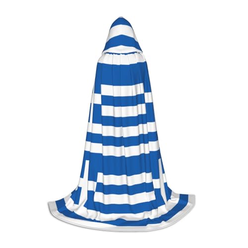 WXZYFP Griechische Flagge, kleiner Kapuzenumhang für Jugendliche, geeignet für Halloween und Themenpartys, leicht zu waschen und zu pflegen. WXZYFP Griechische Flagge, kleiner Kapuzenumhang für Jugendliche, geeignet für Halloween und Themenpartys, leicht zu waschen und zu pflegen. von WXZYFP