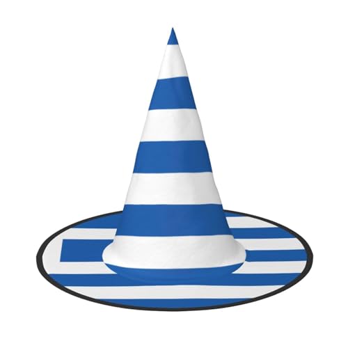 WXZYFP Griechische Flagge. Dies ist ein faltbarer und tragbarer Halloween-Hut. von WXZYFP