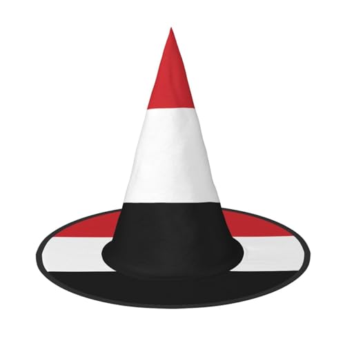 WXZYFP Jemenitische Flagge. Dies ist ein faltbarer und tragbarer Halloween-Hut. von WXZYFP