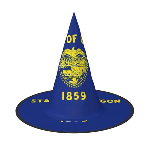 WXZYFP Oregon State Flagge. Dies ist ein faltbarer und tragbarer Halloween-Hut. von WXZYFP