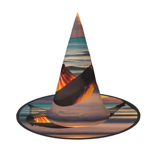 WXZYFP Sonnenuntergang Strandhängematte Dies ist ein faltbarer und tragbarer Halloween-Hut. von WXZYFP