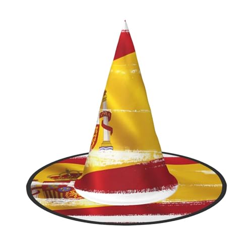 WXZYFP Spanien-Flagge. Dies ist ein faltbarer und tragbarer Halloween-Hut. von WXZYFP