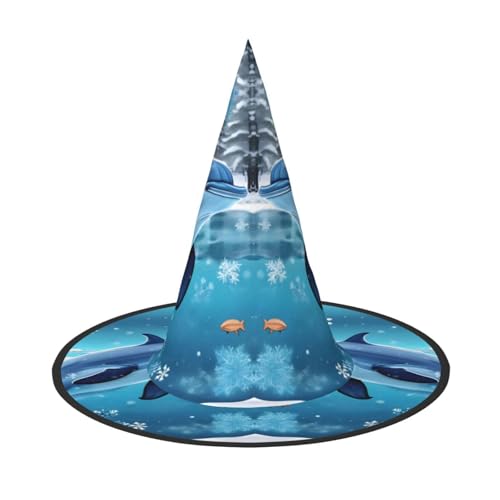 WXZYFP Winter der Delfin. Dies ist ein faltbarer und tragbarer Halloween-Hut. von WXZYFP