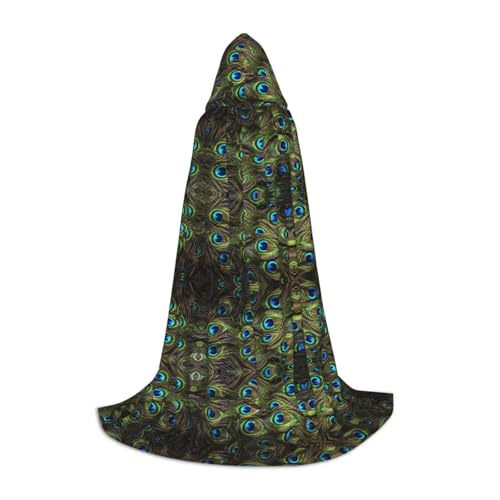Frischer Pfauenmantel mit Kapuze, warm, lang, Cosplay, Kostüme, Oberbekleidung, Karneval, Hoodies, Capes Frischer Pfauenmantel mit Kapuze, warm, lang, Cosplay, Kostüme, Oberbekleidung, Karneval, Hoodies, Capes von WYCZHY