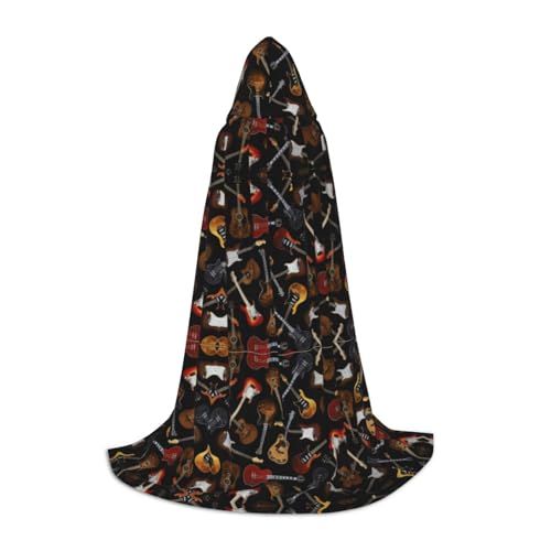 Gitarren-Umhang mit Kapuze, warm, lang, Cosplay, Kostüme, Oberbekleidung, Karneval, Hoodies, Capes Gitarren-Umhang mit Kapuze, warm, lang, Cosplay, Kostüme, Oberbekleidung, Karneval, Hoodies, Capes von WYCZHY