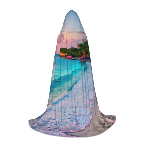 Jamaika-Strand-Umhang mit Kapuze, warm, lang, Cosplay, Kostüme, Oberbekleidung, Karneval, Hoodies, Capes Jamaika-Strand-Umhang mit Kapuze, warm, lang, Cosplay, Kostüme, Oberbekleidung, Karneval, Hoodies, Capes von WYCZHY