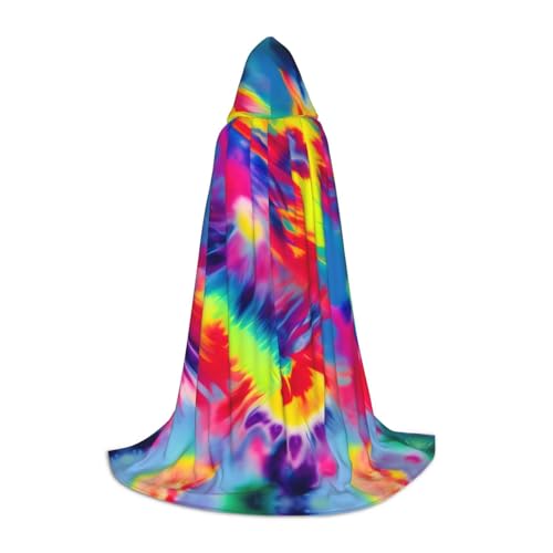 Kapuzenumhang mit Batikmuster, warm, lang, Cosplay, Kostüme, Oberbekleidung, Karneval, Hoodies, Capes Kapuzenumhang mit Batikmuster, warm, lang, Cosplay, Kostüme, Oberbekleidung, Karneval, Hoodies, Capes von WYCZHY
