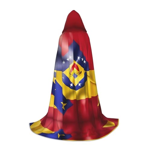 Kapuzenumhang mit Flagge von Venezuela, Winter, warm, lang, Cosplay-Kostüme, Oberbekleidung, Karneval, Kapuzenpullover, Umhang Kapuzenumhang mit Flagge von Venezuela, Winter, warm, lang, Cosplay-Kostüme, Oberbekleidung, Karneval, Kapuzenpullover, Umhang von WYCZHY