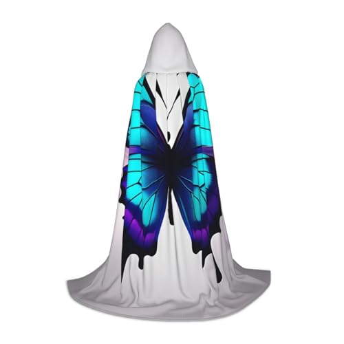 Kapuzenumhang mit Schmetterlings-Motiv, warm, lang, Cosplay-Kostüme, Oberbekleidung, Karneval, Hoodies, Umhang Kapuzenumhang mit Schmetterlings-Motiv, warm, lang, Cosplay-Kostüme, Oberbekleidung, Karneval, Hoodies, Umhang von WYCZHY