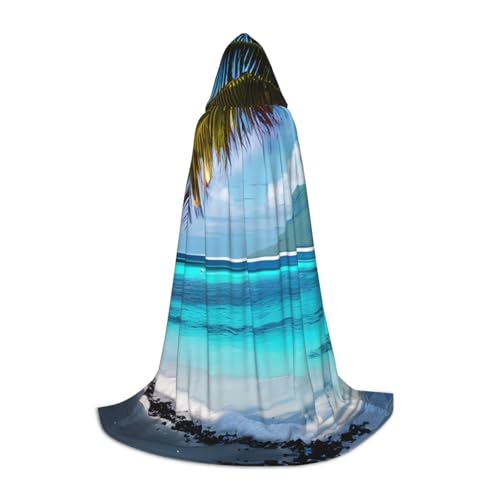 Tahiti Strandmantel mit Kapuze, warm, lang, Cosplay, Kostüme, Oberbekleidung, Karneval, Kapuzenpullover, Umhang Tahiti Strandmantel mit Kapuze, warm, lang, Cosplay, Kostüme, Oberbekleidung, Karneval, Kapuzenpullover, Umhang von WYCZHY