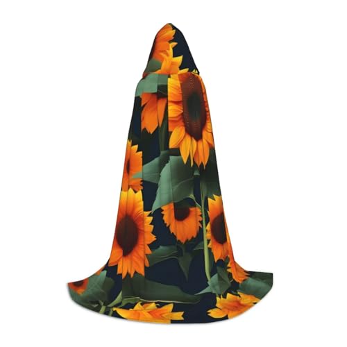 Umhang mit Kapuze und Sonnenblume, warm, lang, Cosplay-Kostüme, Oberbekleidung, Karneval, Hoodies, Capes Umhang mit Kapuze und Sonnenblume, warm, lang, Cosplay-Kostüme, Oberbekleidung, Karneval, Hoodies, Capes von WYCZHY