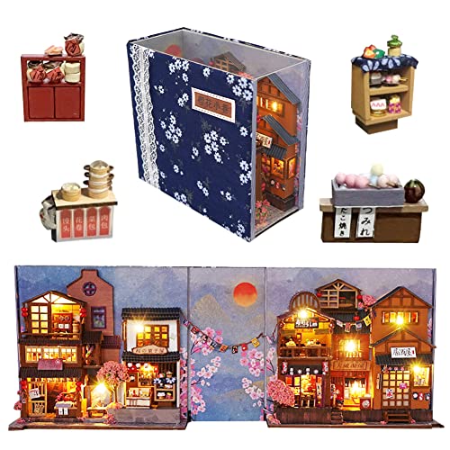 DIY Book Nook Kit Magic House Street View Architekturmodell Handgefertigte Schreibtischeinlage Dekoration Holz Mini Puppenhaus Jugend und Erwachsene Bestes Geschenk DIY Book Nook Kit Magic House Street View Architekturmodell Handgefertigte Schreibtischeinlage Dekoration Holz Mini Puppenhaus Jugend und Erwachsene Bestes Geschenk von WYD