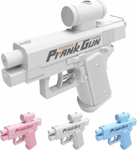 2025 Prank Water Gun,Reverse Water Gun Pistol,Can Spray from Front and Back (White) von WYDDSX