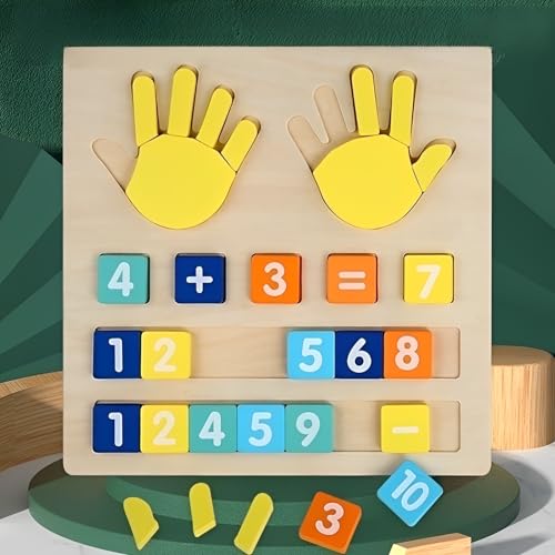 WYFCR Holz Mathe Spielzeug Zählen Lernen für Kinder, Zählen Lernspielzeug pädagogisches Spielzeug für 3 4 5 Jahre Jungen Mädchen Geschenk, Kinder pädagogisches Spielzeug für Jungen Mädchen WYFCR Holz Mathe Spielzeug Zählen Lernen für Kinder, Zählen Lernspielzeug pädagogisches Spielzeug für 3 4 5 Jahre Jungen Mädchen Geschenk, Kinder pädagogisches Spielzeug für Jungen Mädchen von WYFCR