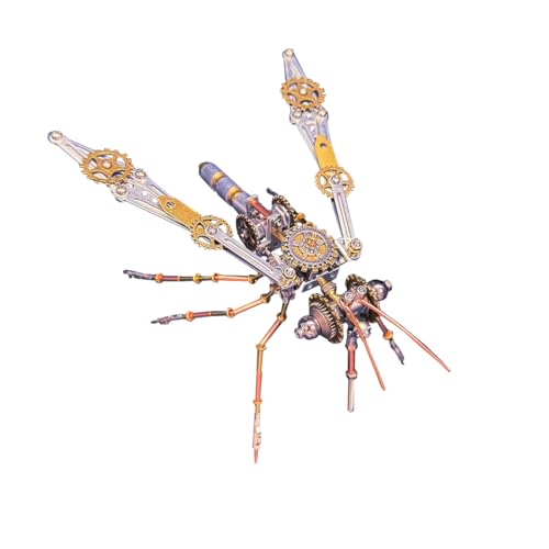 WYFTOY 3D-Insekten-Modellbausatz aus Metall, 213-teilig, mechanischer Fliegenkäfer, DIY-Montage, Lernwerkzeug, Sammlerstück, Kunstdekoration, Geschenk für Entomologen (Version: C) von WYFTOY