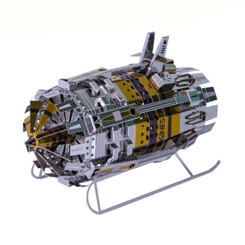 WYFTOY 3D-Metall-Puzzle für Erwachsene, Metallmotor-Modellbausätze, 84-teiliges Montageset, Gehirn-Teaser-Puzzles für Liebhaber der Wissenschaft und Bildung von WYFTOY