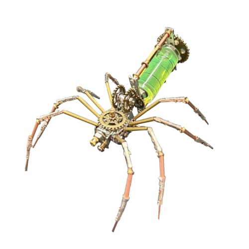 WYFTOY 3D-Metallspinnenmodell, 3D-Metallpuzzle für Erwachsene, 127-teiliges mechanisches Insekten-Montageset von WYFTOY