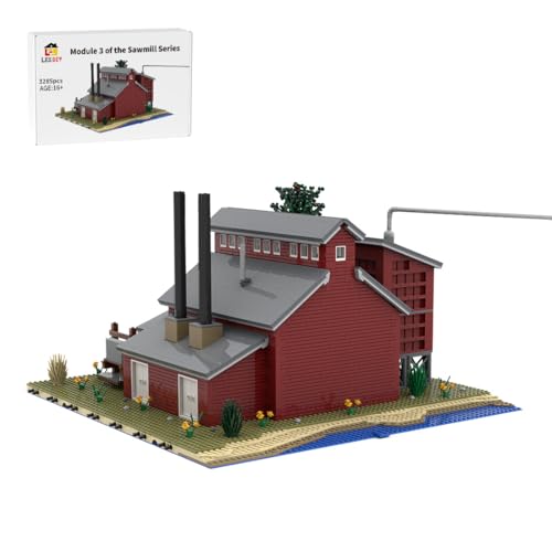 WYFTOY MOC-189811 Mini Kraftwerksmodul 3 für MOC-192611 West Virginia Sägewerk-Bausatz (3285 Teile/kompatibel mit 52 Universal Train) von WYFTOY