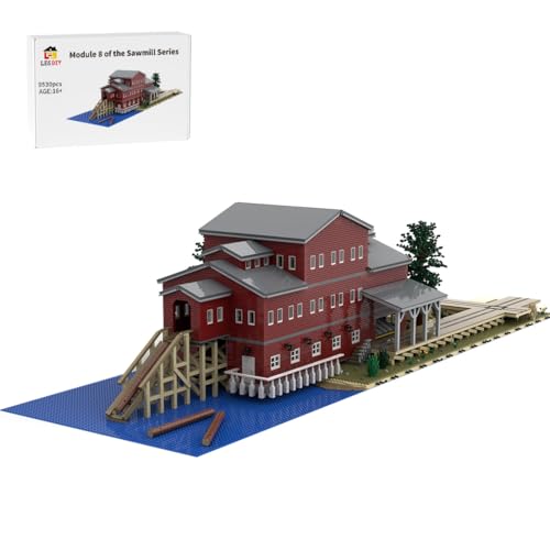WYFTOY MOC-193056 Mini-Modul 8 für MOC-192611 West Virginia Sägewerk-Bausatz (9530 Teile/kompatibel mit 52 Universal Train) von WYFTOY