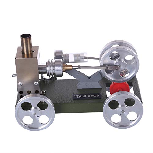 WYFTOY Stirlingmotor-Auto-Modell, Beobachtung der Motorfunktion und das optimale Modell für die Fahrzeugbewegung, entworfen für Physik- und Wissenschaftsexperiment-Enthusiasten von WYFTOY