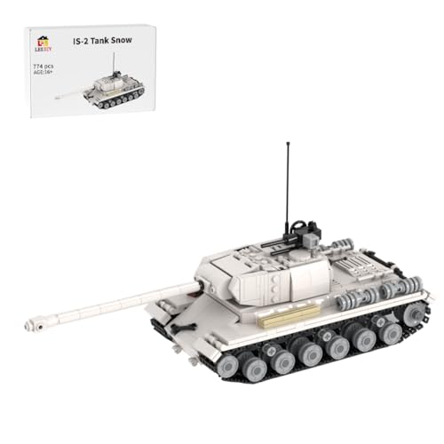 WYFTOY is-2 Schwerer Panzer Militärmodellbausatz, Sowjetischer Panzer aus dem Zweiten Weltkrieg, STEM-Technik-Werkzeug, Panzerliebhaber (774 Teile) von WYFTOY
