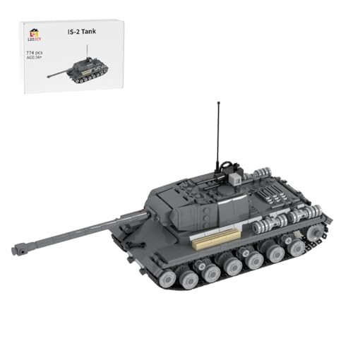 WYFTOY is-2 Schwerer Panzer Militärmodellbausatz, Sowjetischer Panzer aus dem Zweiten Weltkrieg, STEM-Technik-Werkzeug, Panzerliebhaber (774 Teile) von WYFTOY