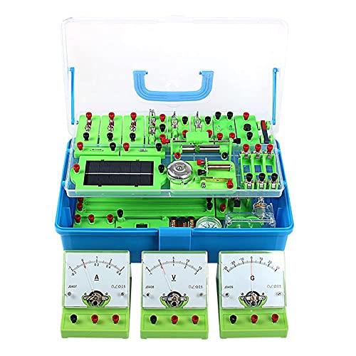 School Physics Labs Basic Electricity Circuit Learning Starter Kit, Discovery Circuit and Magnetism Experiment Kits for Kids Elektromagnetism Elementary Electrical von WYMDL