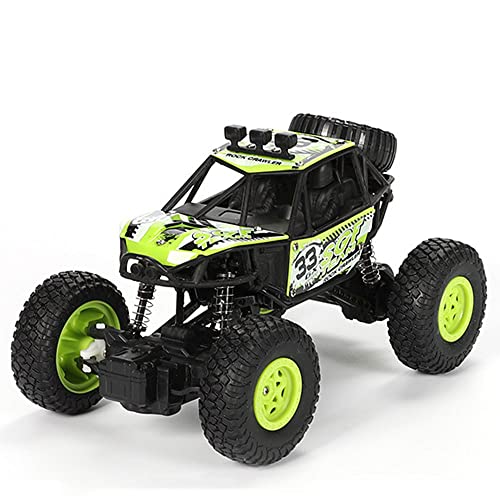 WYMYY Ferngesteuertes Auto, 2,4 GHz, Ferngesteuerter LKW, Legierung, Gelände-Kletterfahrzeug, Allradantrieb, treibende Autos und Stoßdämpfer, Hobby-Spielzeug, Geschenk für Jungen und Mäd von WYMYY