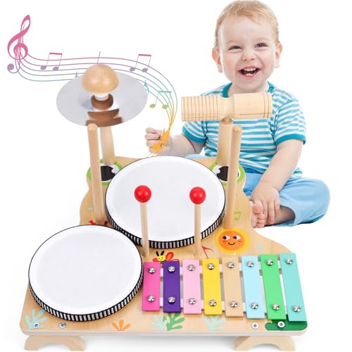 Montessori Wooden Musical Instruments, Children's Instruments Toy Montessori Wooden Musical Instruments, Children's Instruments Toy von WYSWYG