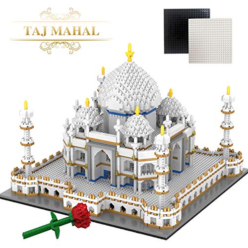 WYSWYG® Architektur Taj Mahal Bausteine Set – Mikro-Klemmbausteine Blocks -Mini-Steine | ABS Material | 4146 Stück Bricks | 14 Jahre und Älter von WYSWYG