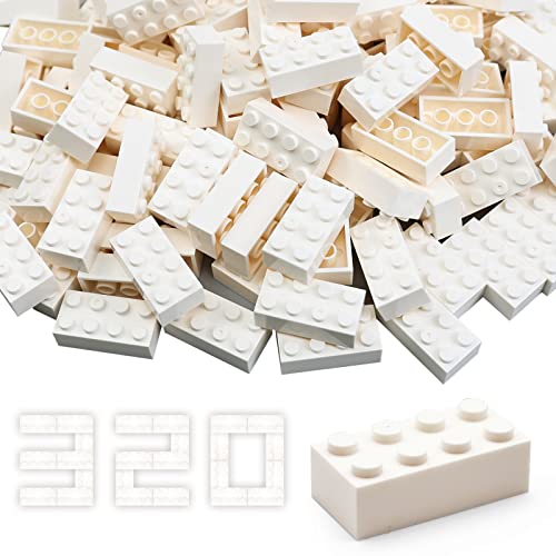 WYSWYG 320 Bausteine Steine, Hochwertig, Kompatibel, Bunt, für Kinder & MOC-Liebhaber-Weiss, Weiß WYSWYG 320 Bausteine Steine, Hochwertig, Kompatibel, Bunt, für Kinder & MOC-Liebhaber-Weiss, Weiß von WYSWYG