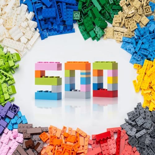 WYSWYG Classic Bausteine Set – 500 Teile Basic Bausteine,Kompatibel mit Allen führenden Marken,Geeignet für Jungen und Mädchen ab 6 Jahren WYSWYG Classic Bausteine Set – 500 Teile Basic Bausteine,Kompatibel mit Allen führenden Marken,Geeignet für Jungen und Mädchen ab 6 Jahren von WYSWYG