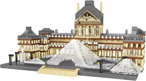 WYSWYG Paris Louvre Architecture Set,Kreatives Bauset mit 3377 Teilen, Weltberühmtes Gebäudemodell Kinder und Erwachsene WYSWYG Paris Louvre Architecture Set,Kreatives Bauset mit 3377 Teilen, Weltberühmtes Gebäudemodell Kinder und Erwachsene von WYSWYG