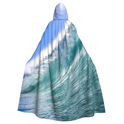 Lustiger Kapuzenumhang mit großem Wellenmuster für Erwachsene – Unisex, Halloween, Weihnachten, Cosplay-Umhang Lustiger Kapuzenumhang mit großem Wellenmuster für Erwachsene – Unisex, Halloween, Weihnachten, Cosplay-Umhang von WYYDPPLK