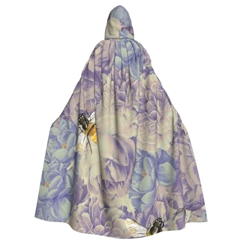 WYYDPPLK Kapuzenumhang mit lustigem Bienen-Motiv, für Erwachsene, Unisex, Halloween, Weihnachten, Cosplay von WYYDPPLK