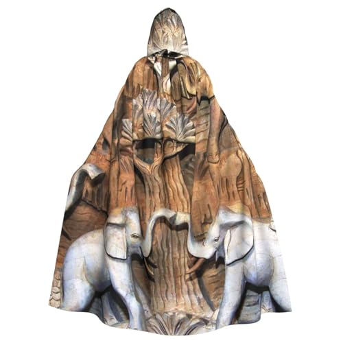 WYYDPPLK Kapuzenumhang mit lustigem Elefanten-Druck, für Erwachsene, Unisex, Halloween, Weihnachten, Cosplay WYYDPPLK Kapuzenumhang mit lustigem Elefanten-Druck, für Erwachsene, Unisex, Halloween, Weihnachten, Cosplay von WYYDPPLK