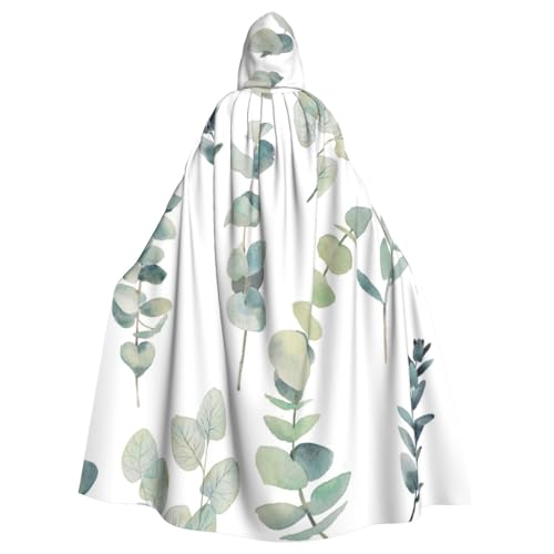 WYYDPPLK Kapuzenumhang mit lustigem Eukalyptusblätter-Druck, für Erwachsene, Unisex, Halloween, Weihnachten, Cosplay WYYDPPLK Kapuzenumhang mit lustigem Eukalyptusblätter-Druck, für Erwachsene, Unisex, Halloween, Weihnachten, Cosplay von WYYDPPLK