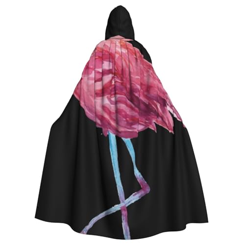 WYYDPPLK Kapuzenumhang mit lustigem Flamingodruck, für Erwachsene, Unisex, Halloween, Weihnachten, Cosplay WYYDPPLK Kapuzenumhang mit lustigem Flamingodruck, für Erwachsene, Unisex, Halloween, Weihnachten, Cosplay von WYYDPPLK