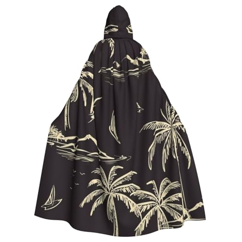 WYYDPPLK Kapuzenumhang mit lustigem Palmenaufdruck, für Erwachsene, Unisex, Halloween, Weihnachten, Cosplay WYYDPPLK Kapuzenumhang mit lustigem Palmenaufdruck, für Erwachsene, Unisex, Halloween, Weihnachten, Cosplay von WYYDPPLK