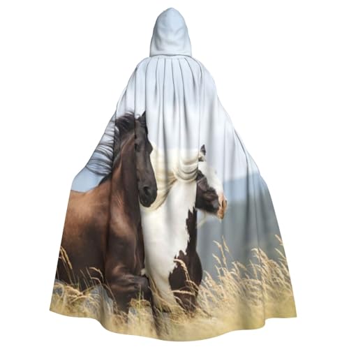 WYYDPPLK Kapuzenumhang mit lustigem Pferdemotiv, für Erwachsene, Unisex, Halloween, Weihnachten, Cosplay WYYDPPLK Kapuzenumhang mit lustigem Pferdemotiv, für Erwachsene, Unisex, Halloween, Weihnachten, Cosplay von WYYDPPLK
