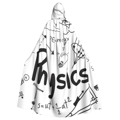 WYYDPPLK Kapuzenumhang mit lustigem Physik-Druck, für Erwachsene, Unisex, Halloween, Weihnachten, Cosplay WYYDPPLK Kapuzenumhang mit lustigem Physik-Druck, für Erwachsene, Unisex, Halloween, Weihnachten, Cosplay von WYYDPPLK
