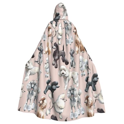 WYYDPPLK Kapuzenumhang mit lustigem Pudel-Motiv, für Erwachsene, Unisex, Halloween, Weihnachten, Cosplay WYYDPPLK Kapuzenumhang mit lustigem Pudel-Motiv, für Erwachsene, Unisex, Halloween, Weihnachten, Cosplay von WYYDPPLK