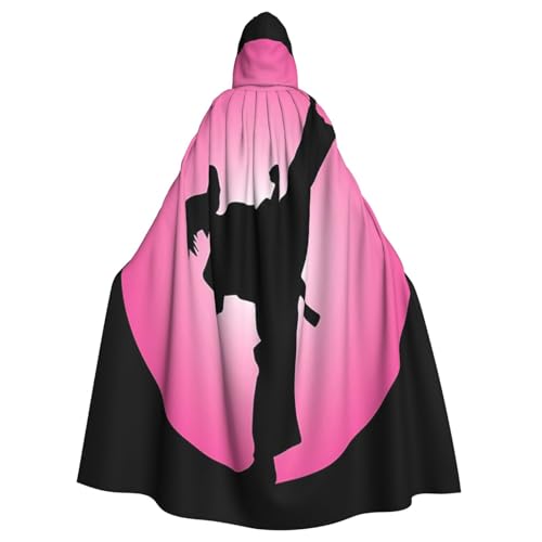 WYYDPPLK Kapuzenumhang mit lustigem Taekwondo-Design, für Erwachsene, Unisex, Halloween, Weihnachten, Cosplay WYYDPPLK Kapuzenumhang mit lustigem Taekwondo-Design, für Erwachsene, Unisex, Halloween, Weihnachten, Cosplay von WYYDPPLK
