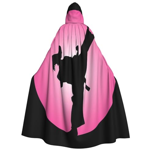 WYYDPPLK Kapuzenumhang mit lustigem Taekwondo-Design für Erwachsene – Unisex, Halloween, Weihnachten und Ostern, Cosplay-Umhang WYYDPPLK Kapuzenumhang mit lustigem Taekwondo-Design für Erwachsene – Unisex, Halloween, Weihnachten und Ostern, Cosplay-Umhang von WYYDPPLK