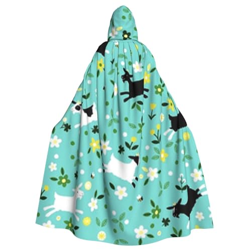 WYYDPPLK Kapuzenumhang mit lustigem Ziegenfroldruck, für Erwachsene, Unisex, Halloween, Weihnachten, Cosplay WYYDPPLK Kapuzenumhang mit lustigem Ziegenfroldruck, für Erwachsene, Unisex, Halloween, Weihnachten, Cosplay von WYYDPPLK