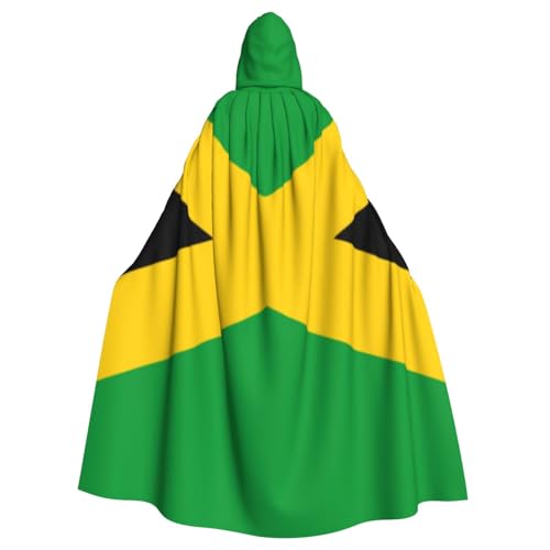 WYYDPPLK Kapuzenumhang mit lustiger Jamaika-Flagge, für Erwachsene, Unisex, Halloween, Weihnachten, Cosplay von WYYDPPLK