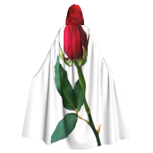 WYYDPPLK Kapuzenumhang mit lustiger roter Rose für Erwachsene, Unisex, Halloween, Weihnachten, Cosplay WYYDPPLK Kapuzenumhang mit lustiger roter Rose für Erwachsene, Unisex, Halloween, Weihnachten, Cosplay von WYYDPPLK
