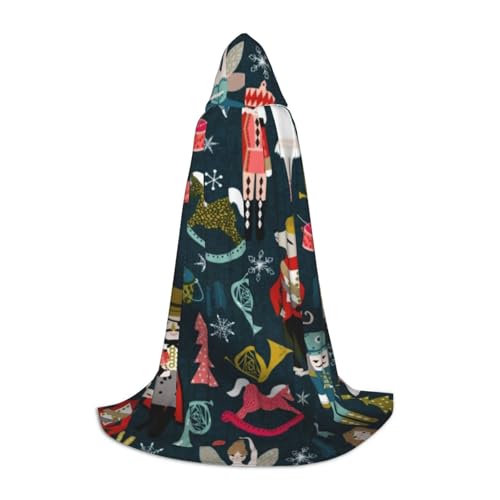 WYYDPPLK Langer Kapuzenumhang für Teenager, Damen, Nussknacker, Ballett, Weihnachten, Tanz, Druck, Cosplay, Rollenparty, Halloween-Kostüme WYYDPPLK Langer Kapuzenumhang für Teenager, Damen, Nussknacker, Ballett, Weihnachten, Tanz, Druck, Cosplay, Rollenparty, Halloween-Kostüme von WYYDPPLK