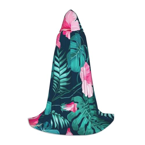 WYYDPPLK Langer Kapuzenumhang für Teenager, Hawaii, rosa Blumendruck, Cosplay, Rollenparty, Halloween-Kostüme WYYDPPLK Langer Kapuzenumhang für Teenager, Hawaii, rosa Blumendruck, Cosplay, Rollenparty, Halloween-Kostüme von WYYDPPLK