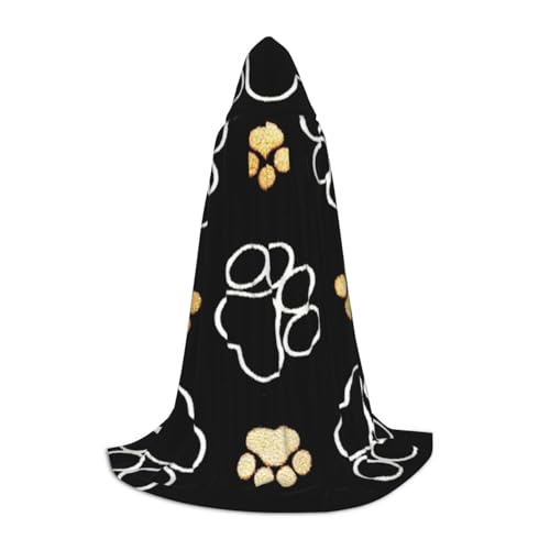 WYYDPPLK Langer Kapuzenumhang für Teenager, Hundekrallen-Druck, Cosplay, Rollenparty, Halloween-Kostüme WYYDPPLK Langer Kapuzenumhang für Teenager, Hundekrallen-Druck, Cosplay, Rollenparty, Halloween-Kostüme von WYYDPPLK